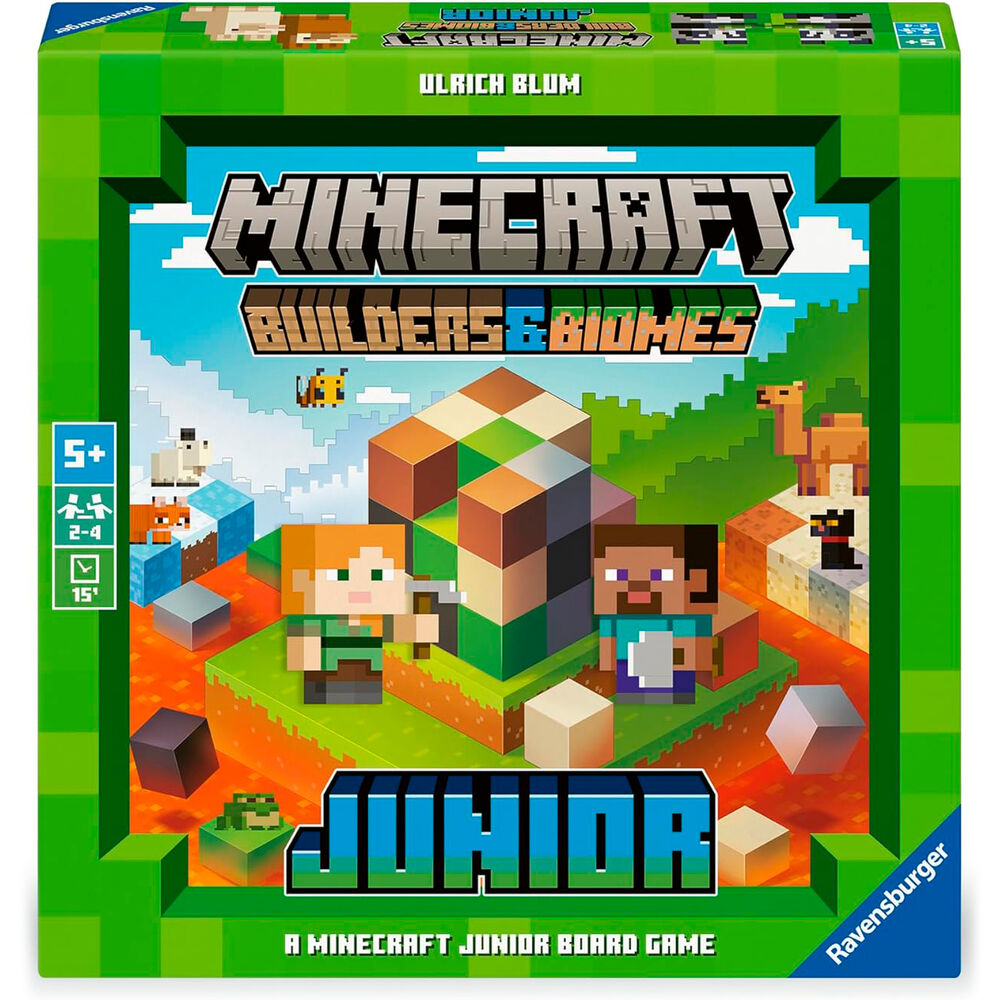 Imagen 2 - Juego De Mesa Builders & Biomes Junior Minecraft