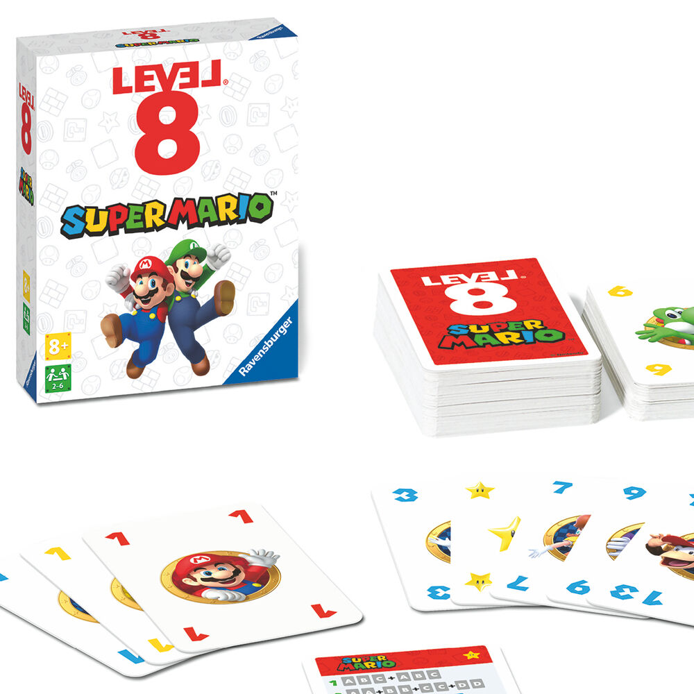 Imagen 1 - Juego De Cartas Level 8 Super Mario Bros