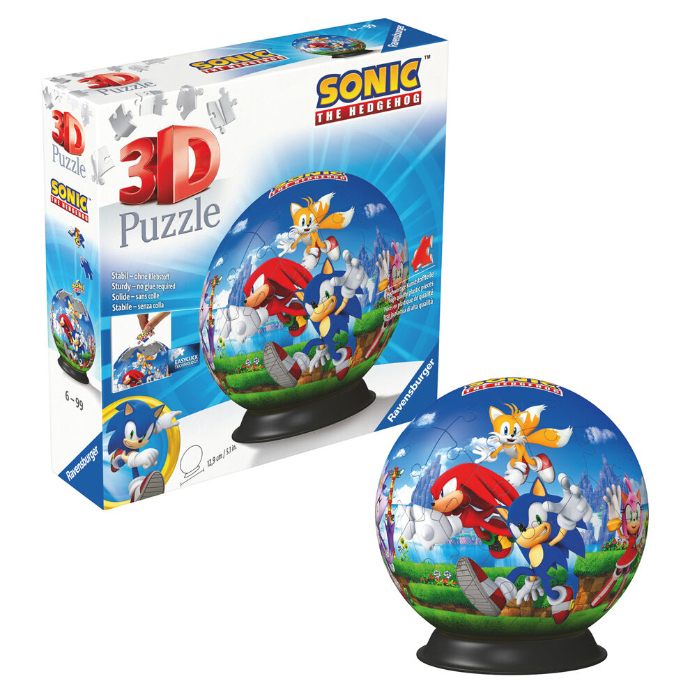 Imagen 1 - Puzzle 3D Sonic The Hedgehog 72Pzs