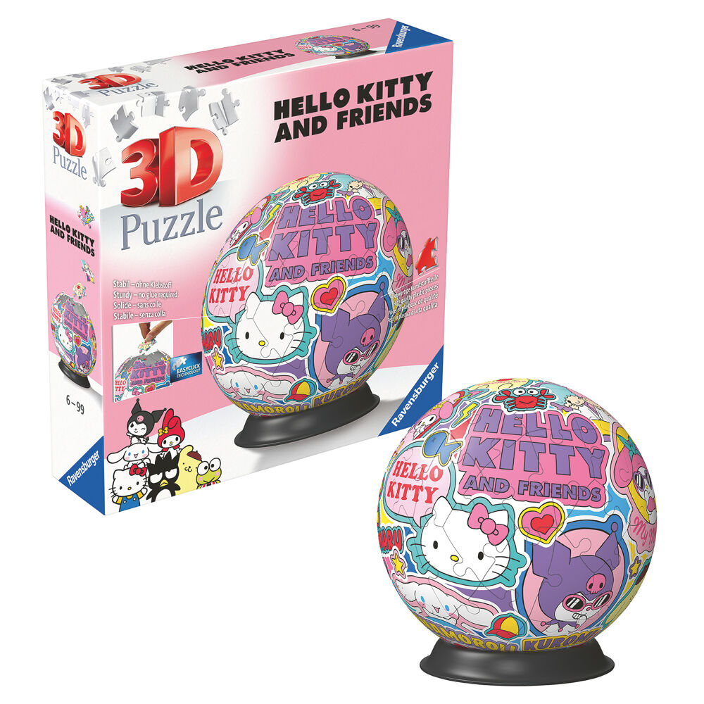 Imagen 2 - Puzzle 3D Hello Kitty 72Pzs