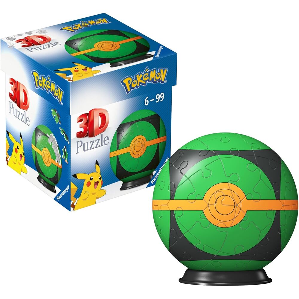Imagen 2 - Puzzle 3D Poke Ball Pokemon 54Pzs