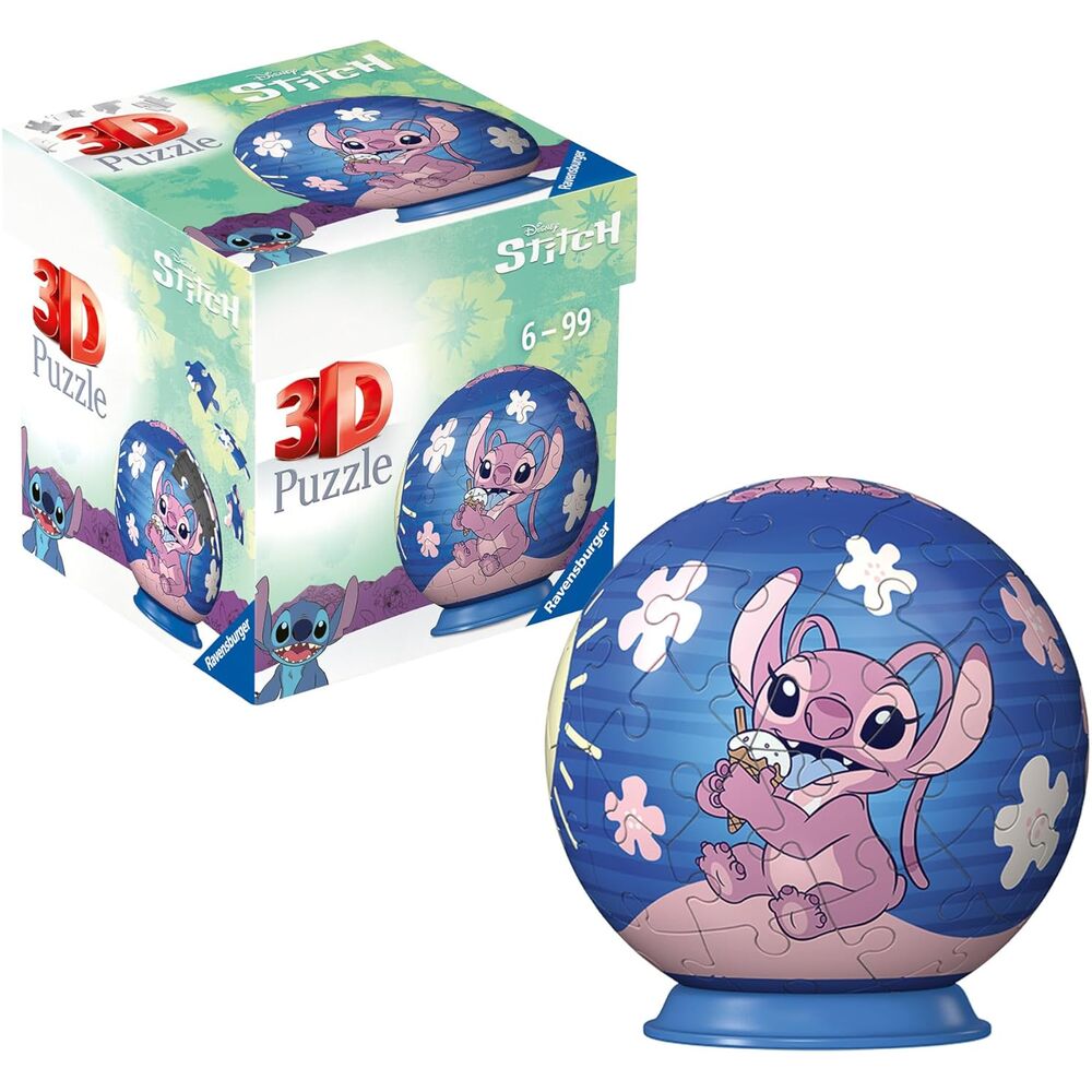 Imagen 1 - Puzzle 3D Angel Stitch Disney 54Pzs