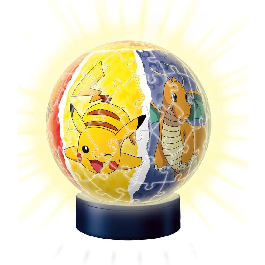 Imagen 1 - Puzzle 3D Luz Nocturna Pokemon 74Pzs