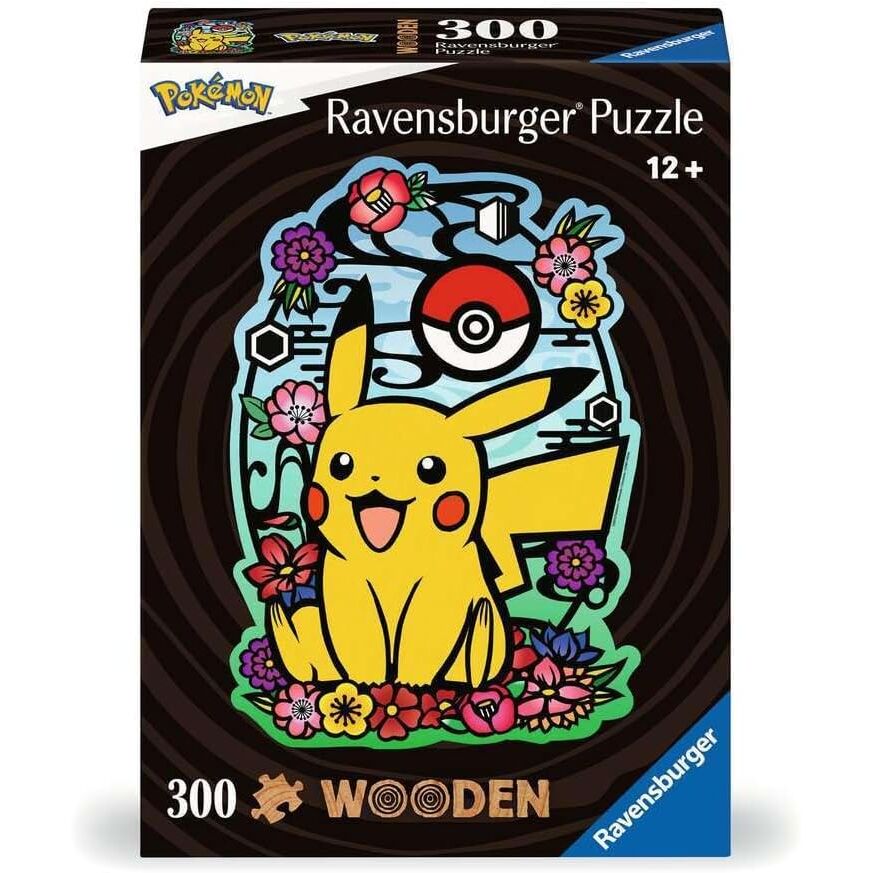 Imagen 1 - Puzzle Madera Pikachu Pokemon 300Pzs