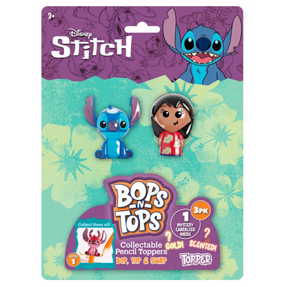 Imagen 2 - Blister 3 Toppers 3D Stitch Disney