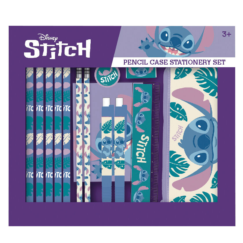 Imagen 1 - Blister Papeleria Stitch Disney 14Pzs