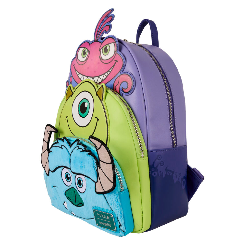 Imagen 2 - Mochila Mike Sully And Randall Monsters Inc Disney Pixar Loungefly 31Cm