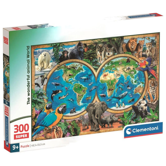 Imagen 1 - Puzzle Super El Maravilloso Mundo Animal 300Pzs