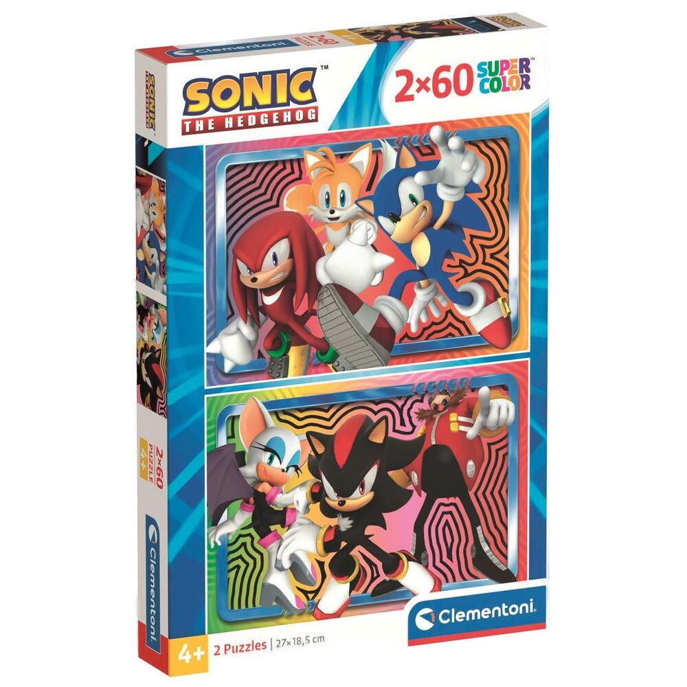 Imagen 1 - Puzzle Sonic The Hedhehog 2X60pzs