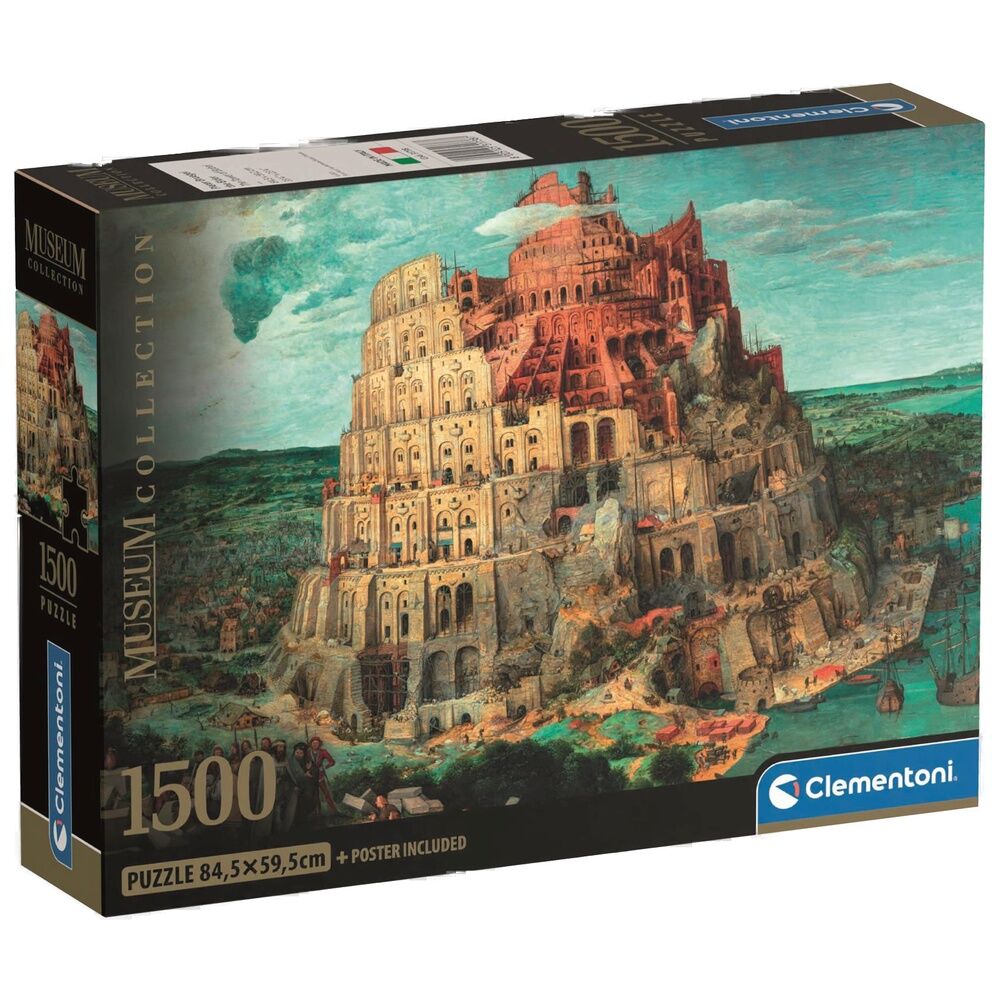Imagen 1 - Puzzle The Tower Of Babel Bruegel Museum 1000Pzs
