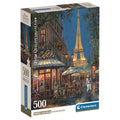Imagen 1 - Puzzle Night At The Eiffel Cafe High Quality 500Pzs