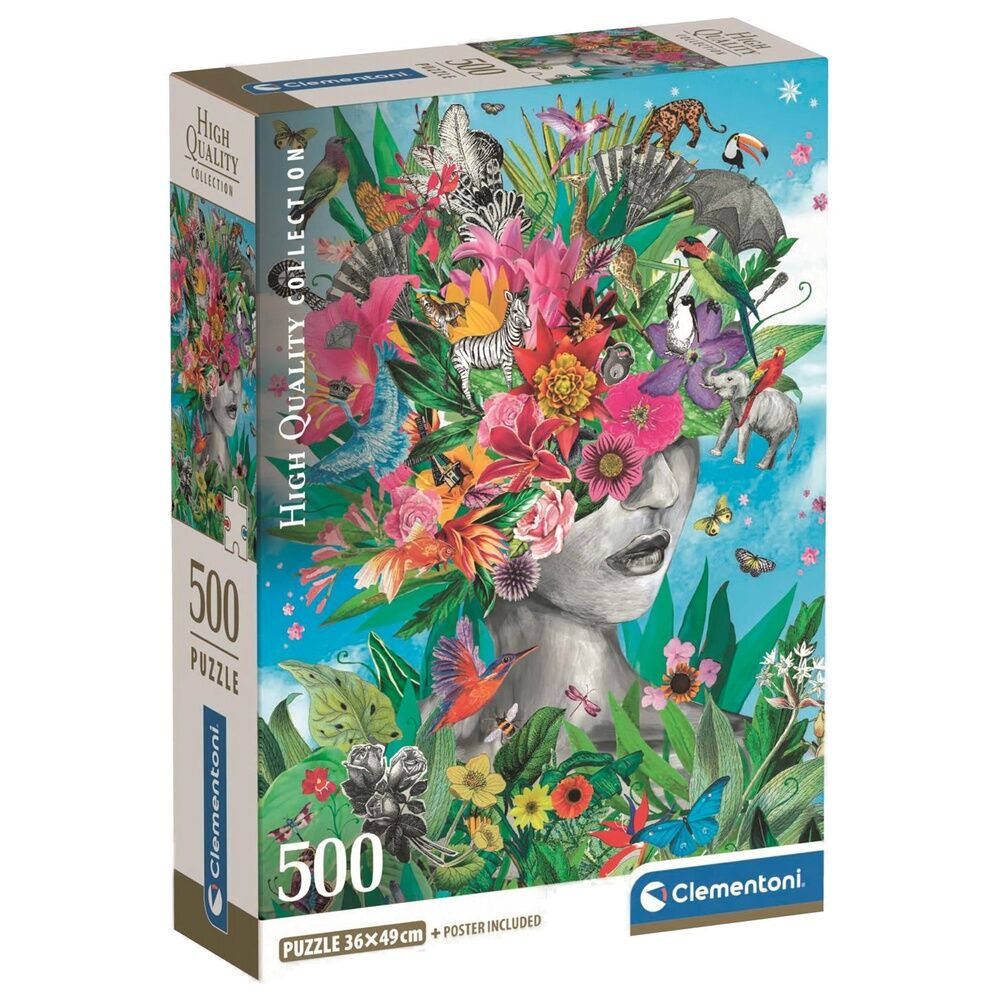 Imagen 1 - Puzzle Head In The Jungle High Quality 500Pzs