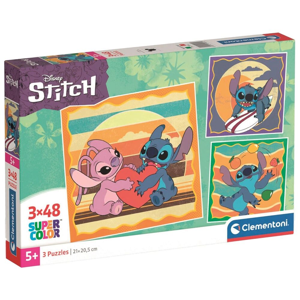 Imagen 1 - Puzzle Stitch Disney 3X48pzs