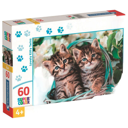 Imagen 1 - Puzzle Gatitos Gemelos 60Pzs