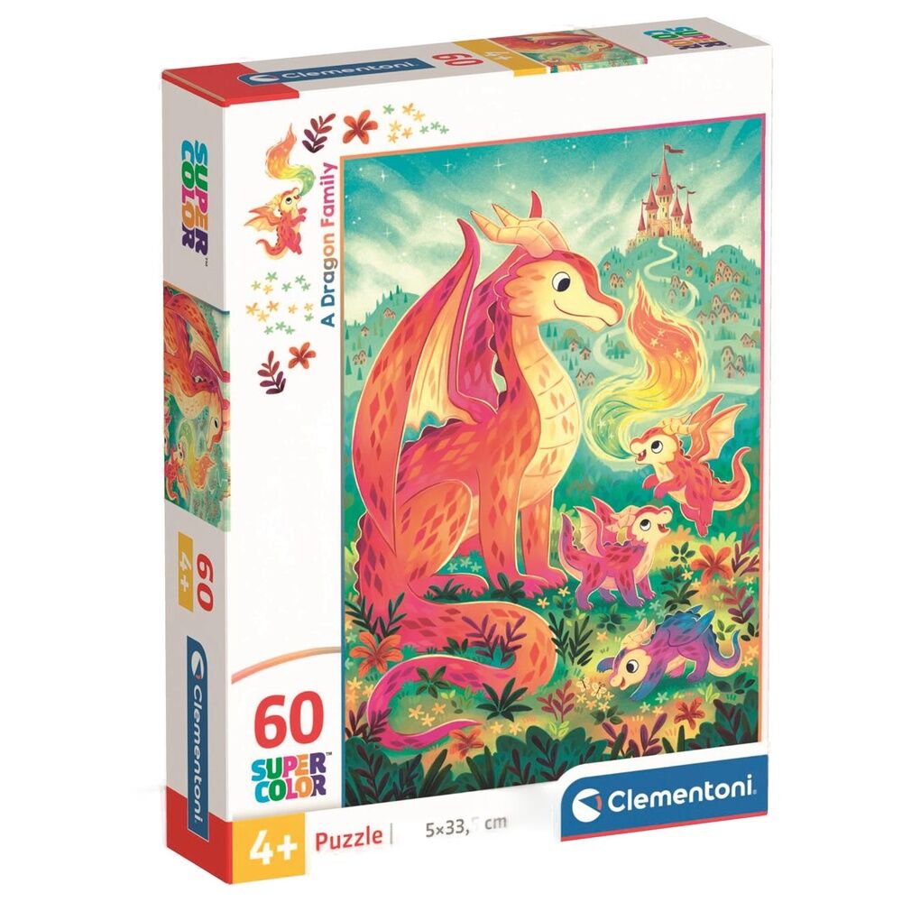 Imagen 1 - Puzzle Familia Dragones 60Pzs