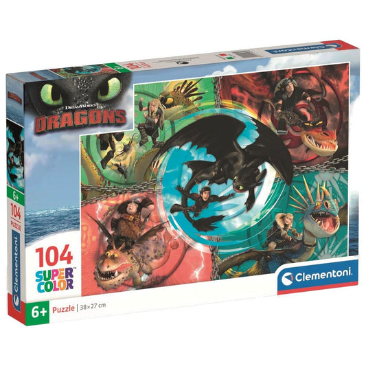 Imagen 1 - Puzzle Como Entrenar A Tu Dragon 104Pzs