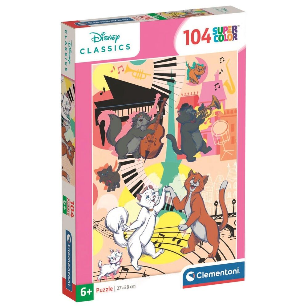 Imagen 2 - Puzzle Los Aristogatos Disney 104Pzs