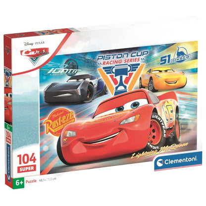 Imagen 2 - Puzzle Super Cars Disney Pixar 104Pzs