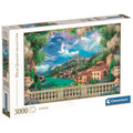 Imagen 1 - Puzzle Lush Terrace On Lake High Quality 3000Pzs