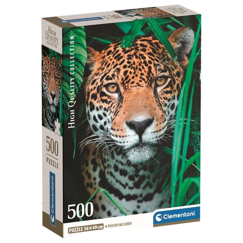 Imagen 1 - Puzzle Jaguar In The Jungle High Quality 500Pzs