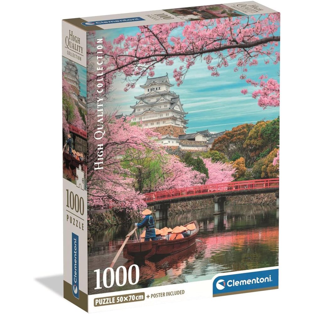 Imagen 2 - Puzzle Himeji Castle In Spring High Quality 1000Pzs