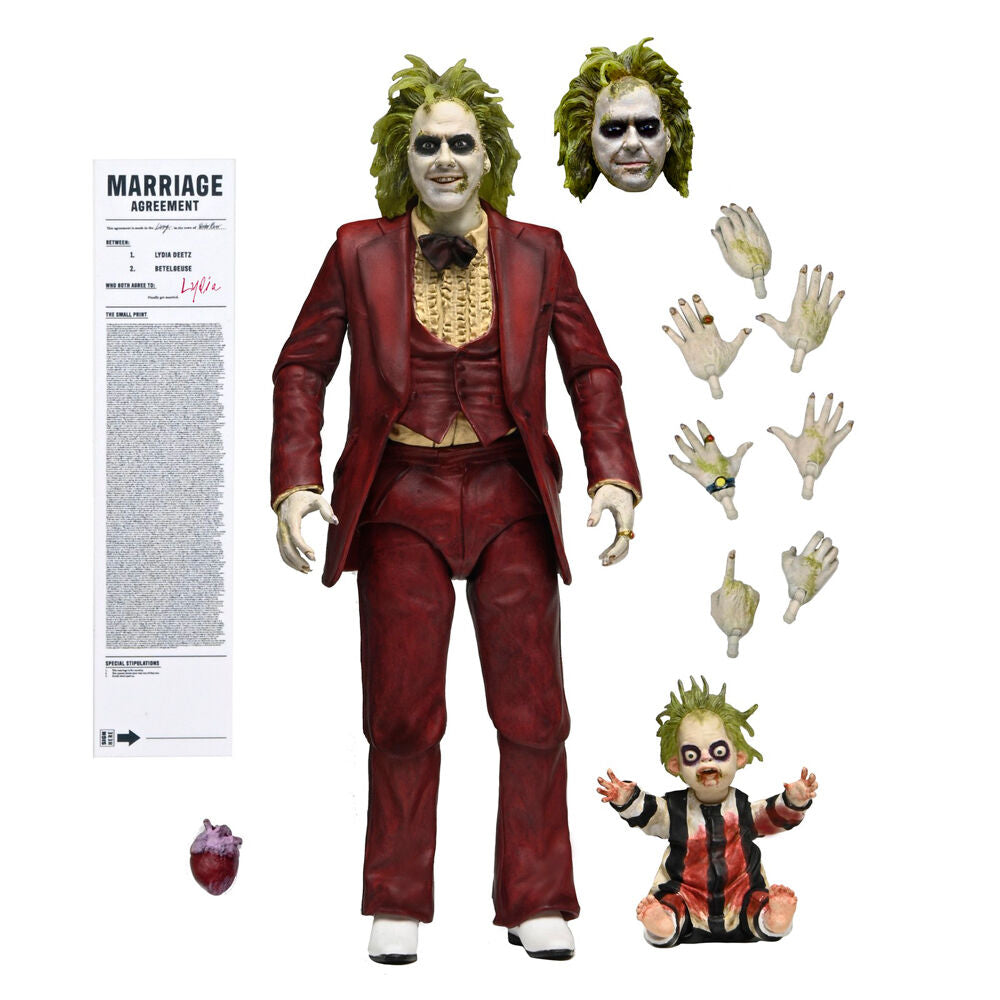 Imagen 2 - Figura Ultimate Beetlejuice Wedding Tuxedo Beetlejuice 18Cm
