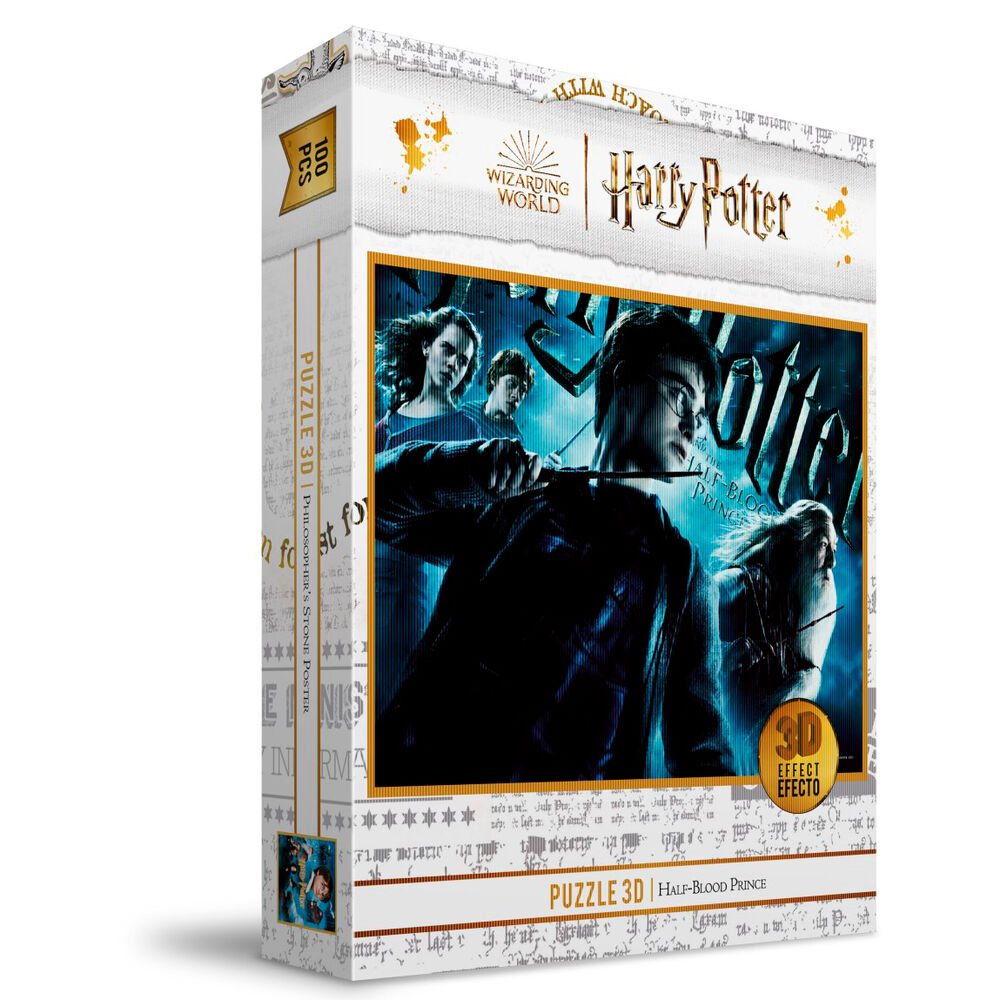 Imagen 1 - Puzzle Efecto 3D Harry Potter Y El Misterio Del Principe Harry Potter 100Pzs