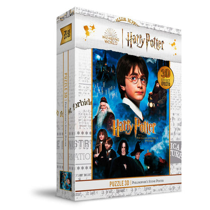 Imagen 1 - Puzzle Efecto 3D Piedra Filosofal Harry Potter 100Pzs