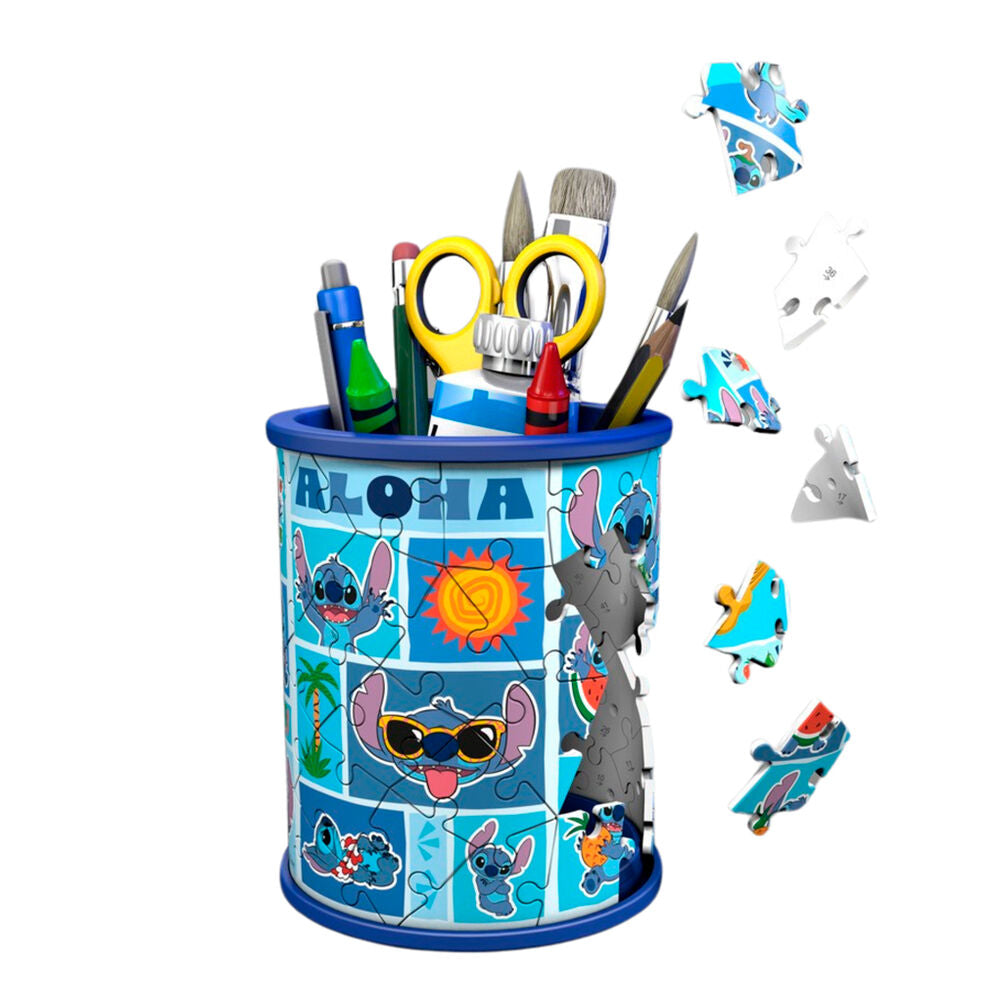 Imagen 1 - Puzzle 3D Portalapices Stitch Disney 54Pzs
