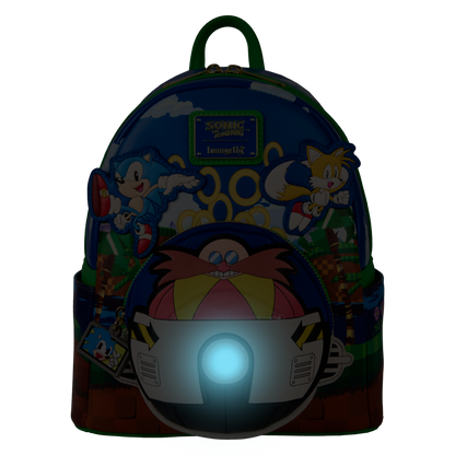 Imagen 2 - Mochila Sonic The Hedgehog Loungefly 26Cm