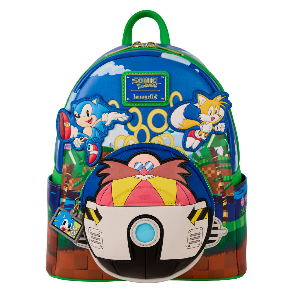 Imagen 1 - Mochila Sonic The Hedgehog Loungefly 26Cm