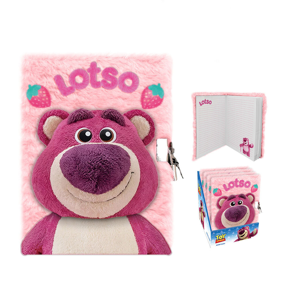 Imagen 1 - Cuaderno Peluche Lotso Toy Story Disney Pixar