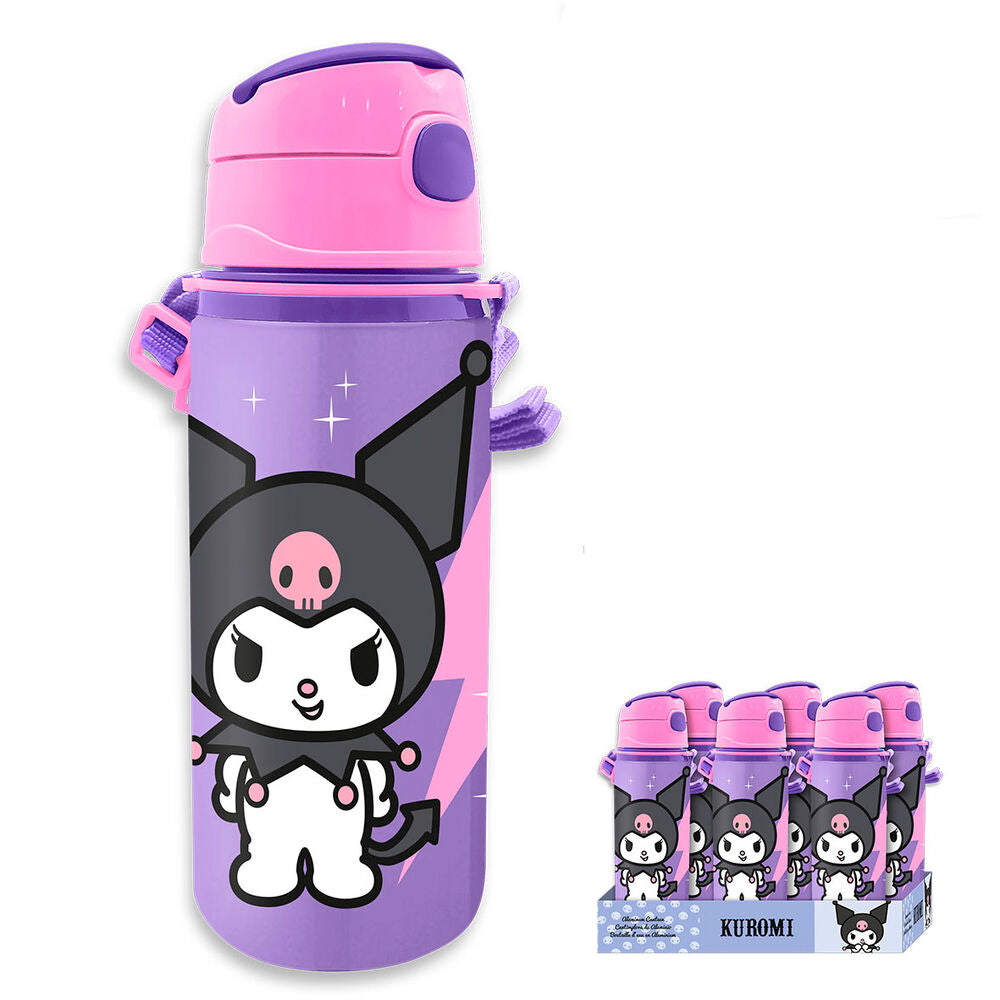 Imagen 1 - Cantimplora Aluminio Kuromi Hello Kitty 600Ml
