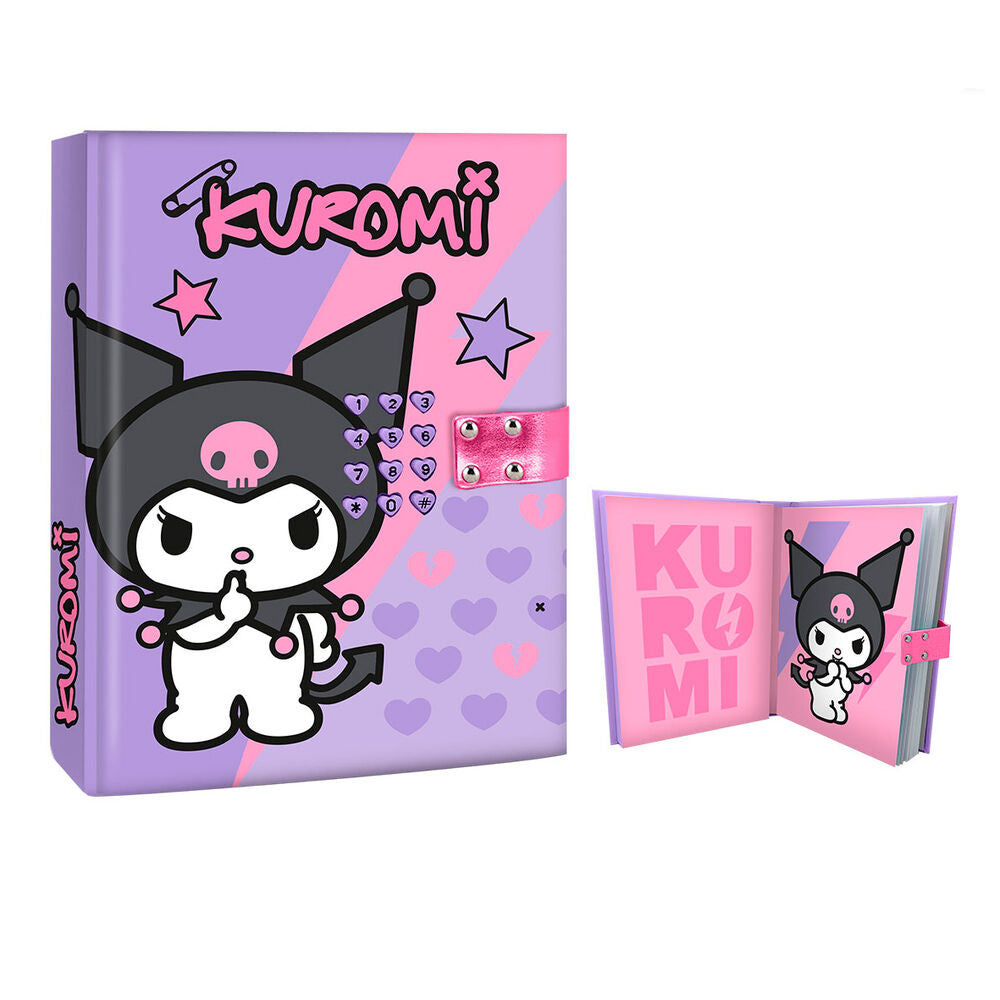 Imagen 1 - Diario Secreto Electronico Sonido Kuromi Hello Kitty