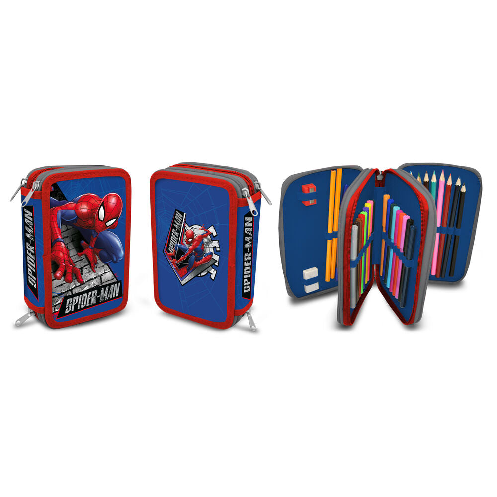 Imagen 1 - Plumier Spiderman Marvel Doble