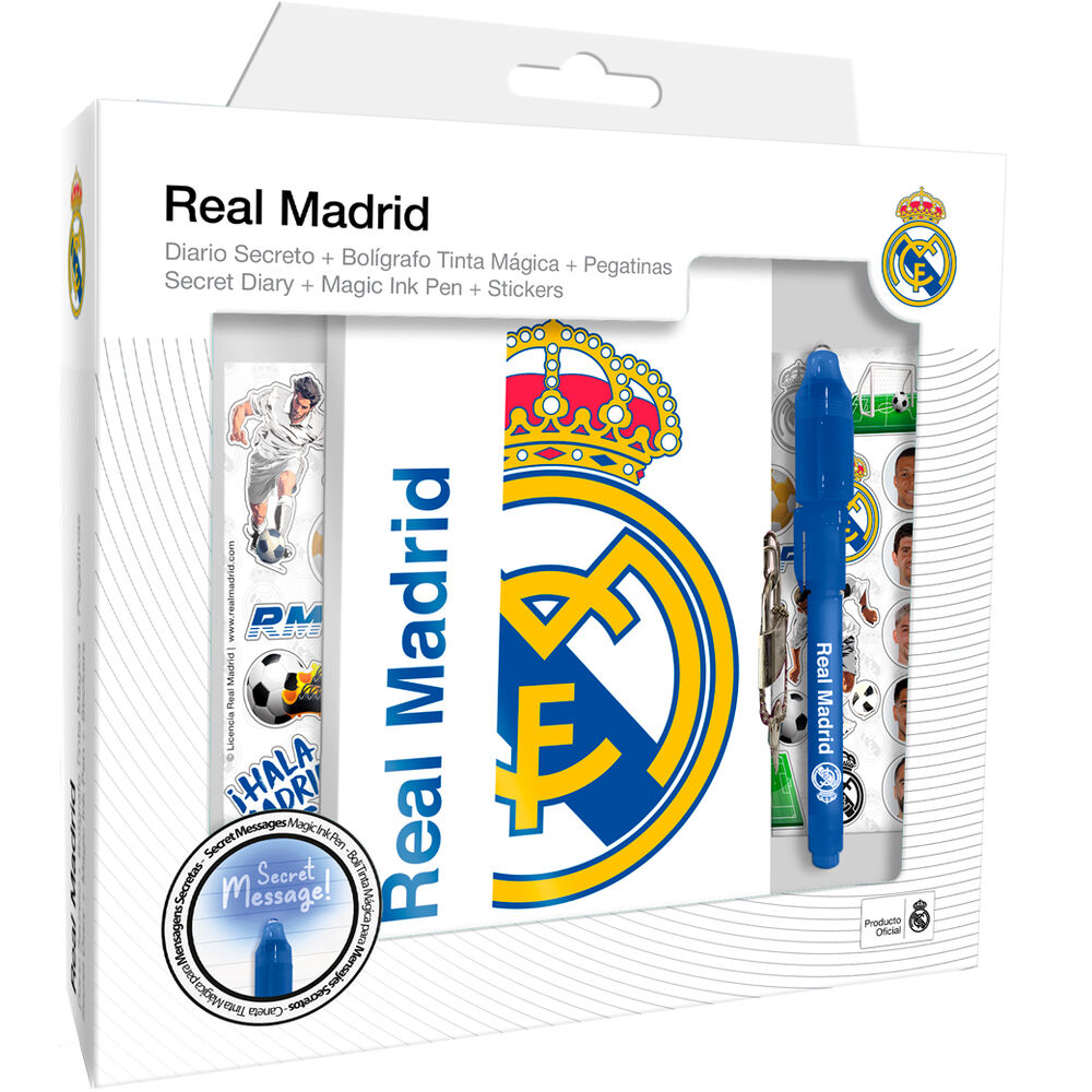 Imagen 1 - Diario + Boligrafo Magico Real Madrid