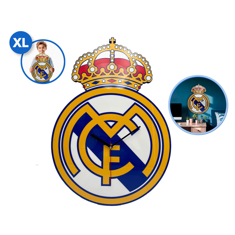 Imagen 1 - Reloj De Pared Real Madrid