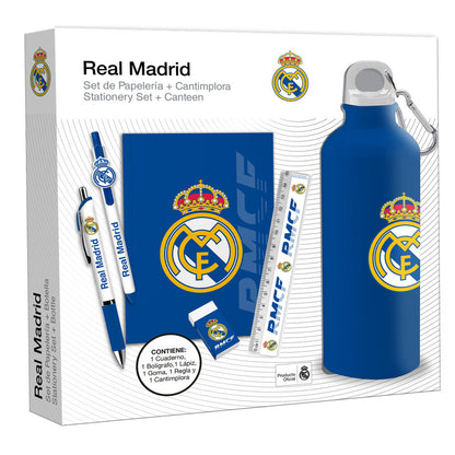 Imagen 1 - Set Papeleria + Botella Real Madrid