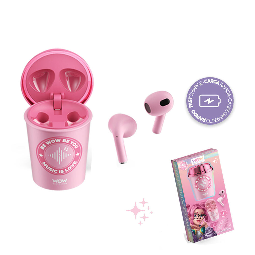 Imagen 1 - Auriculares Inalambricos Vaso Wow Generation
