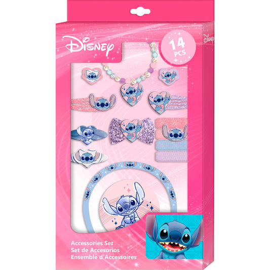 Imagen 1 - Blister Accesorios Pelo Stitch Disney 14Pzs