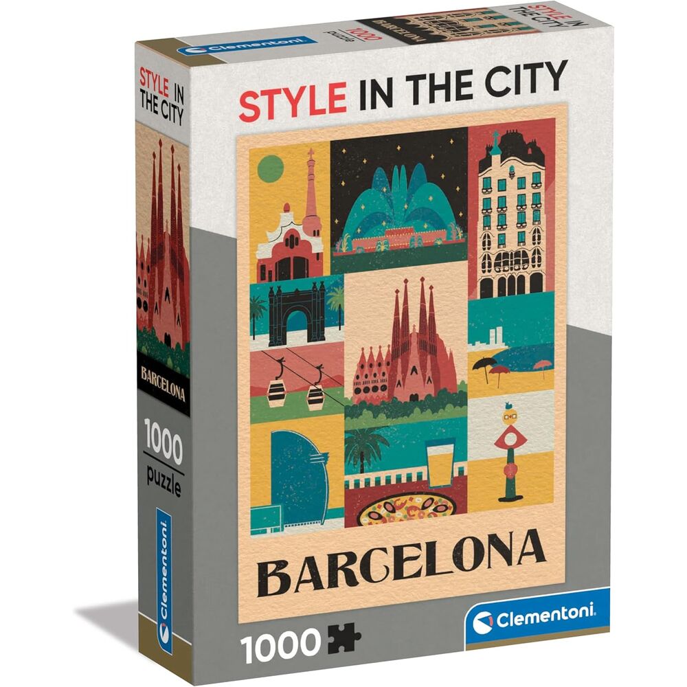 Imagen 2 - Puzzle Barcelona Style In The City 1000Pzs