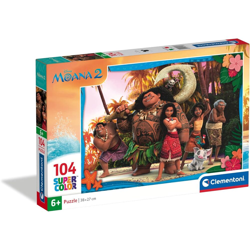 Imagen 2 - Puzzle Vaiana Moana 2 Disney 104Pzs