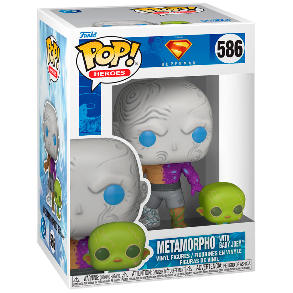 Imagen 2 - Figura Pop Dc Comics Superman Metamorpho With Baby Joey