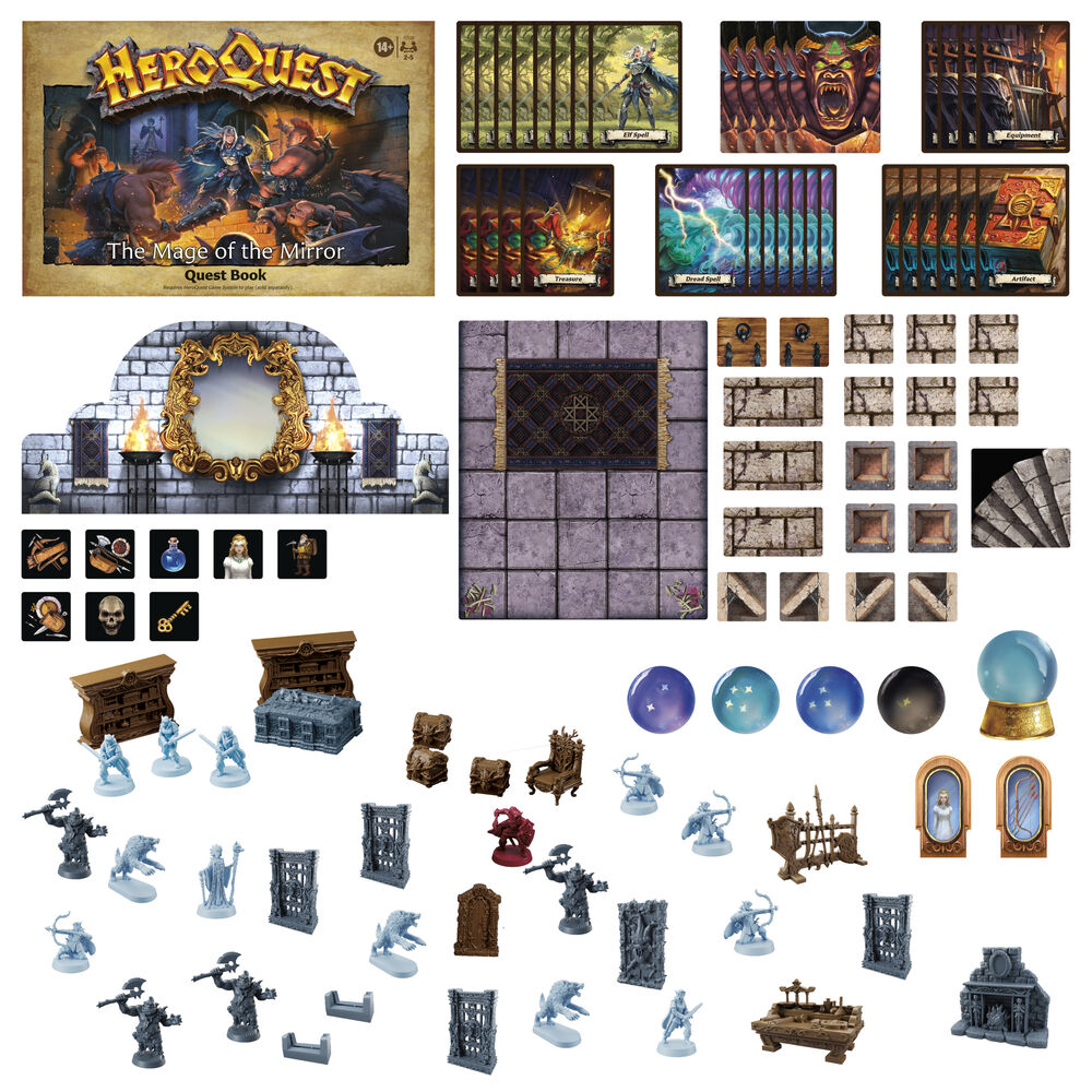 Imagen 4 - Expansion Juego De Mesa El Mago Del Espejo Heroquest Ingles