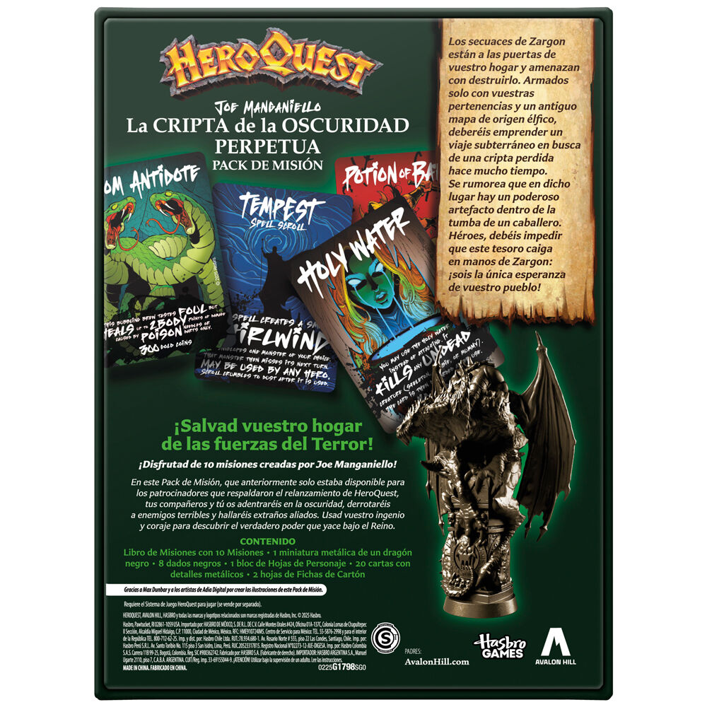 Imagen 4 - Expansion Juego De Mesa La Cripta De La Oscuridad Pertetua Heroquest Español