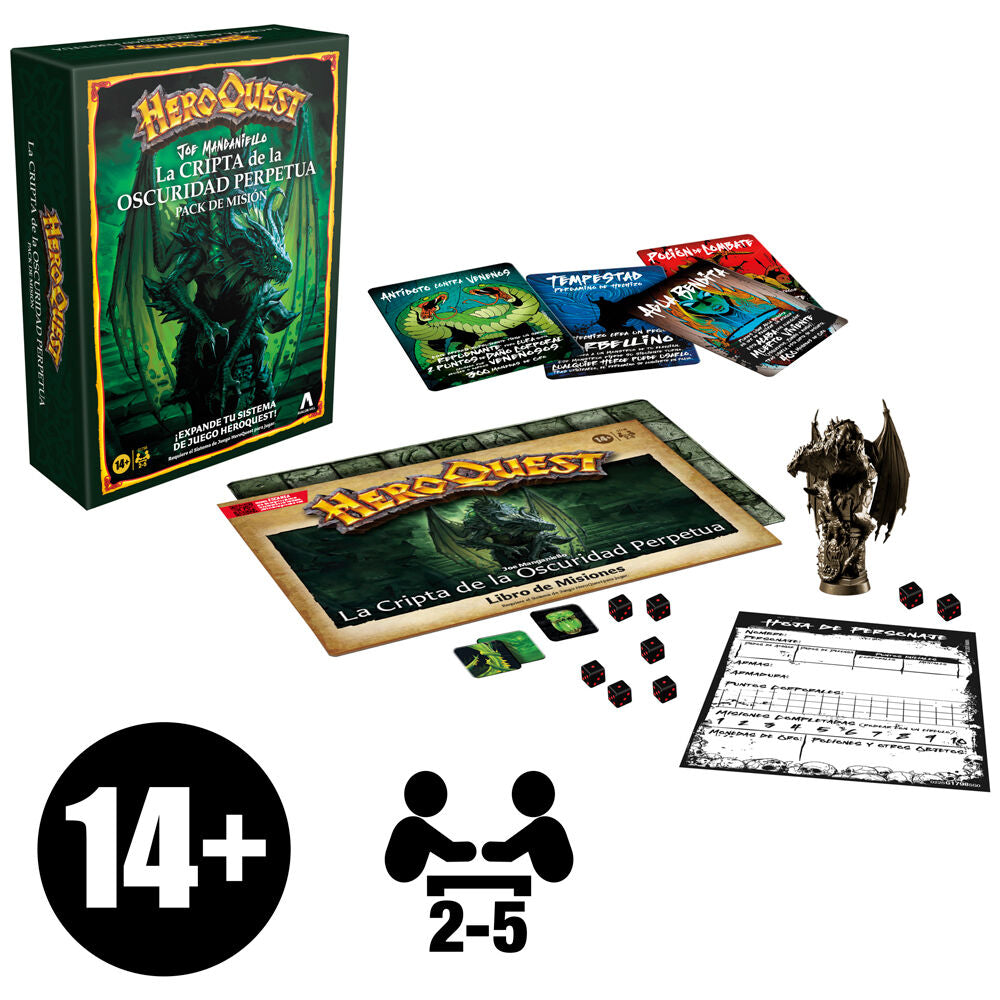 Imagen 7 - Expansion Juego De Mesa La Cripta De La Oscuridad Pertetua Heroquest Español