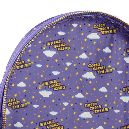 Imagen 4 - Mochila Sleeping Pikachu And Friends Pokemon Loungefly 26Cm
