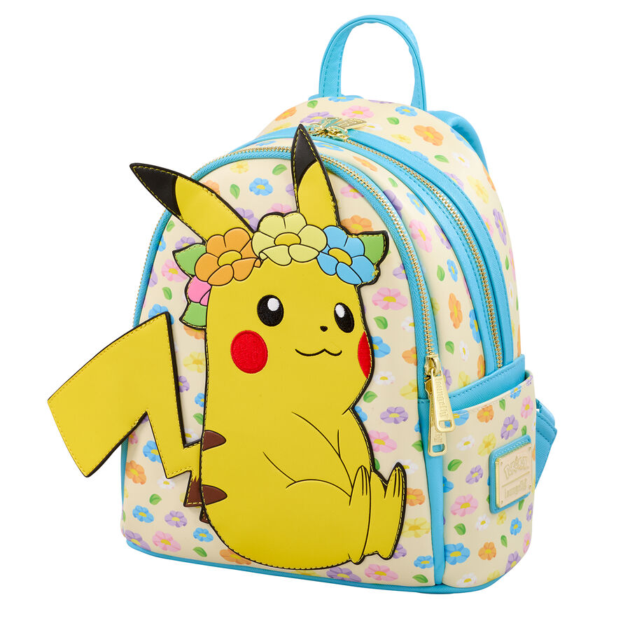 Imagen 2 - Mochila Floral Pikachu Pokemon Loungefly