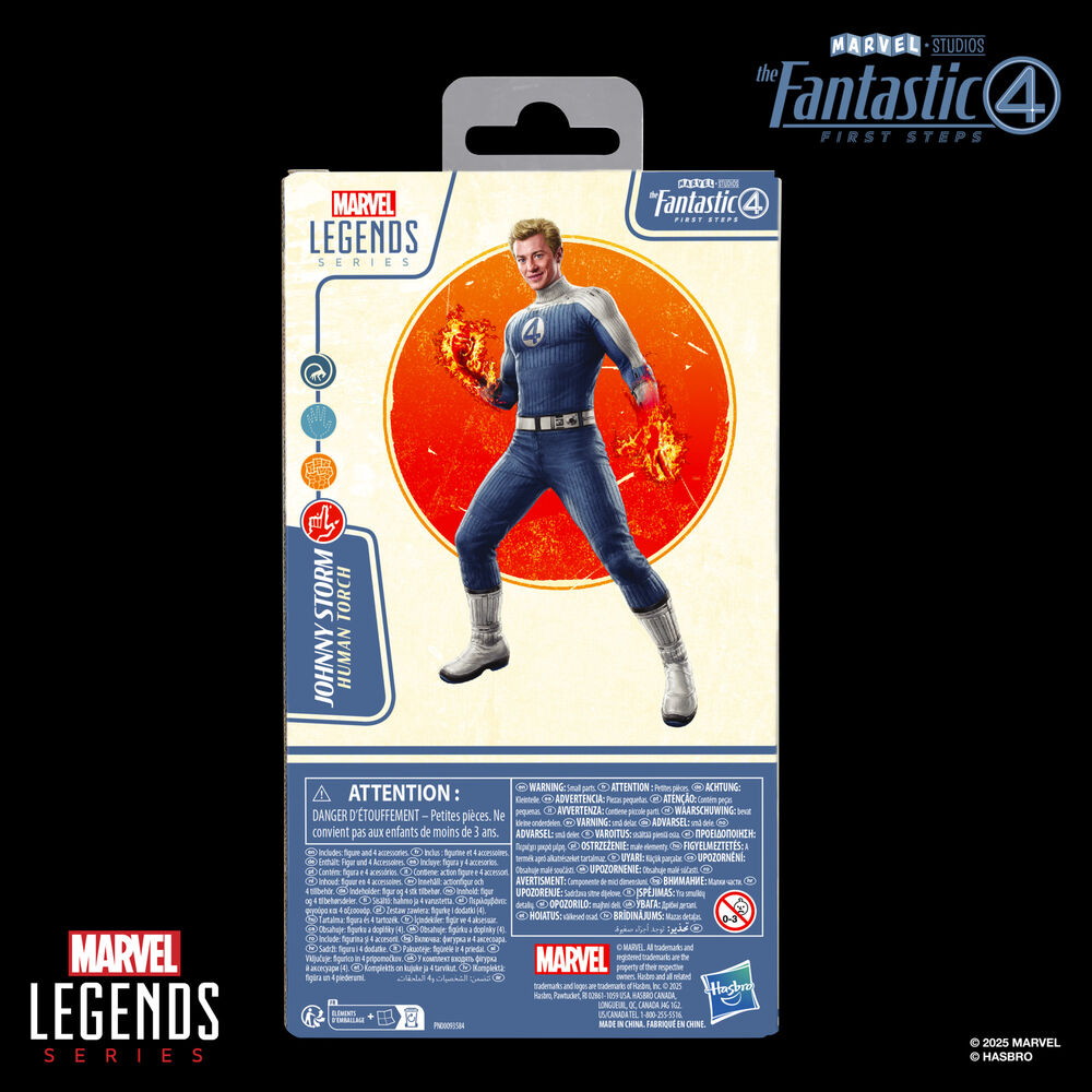 Imagen 8 - Figura Johnny Storm Los 4 Fantasticos Marvel 15Cm