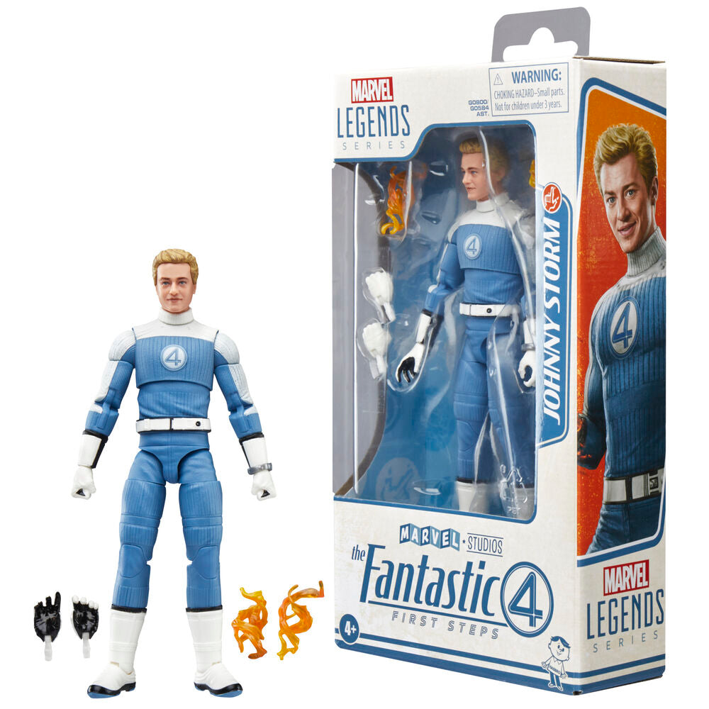 Imagen 2 - Figura Johnny Storm Los 4 Fantasticos Marvel 15Cm